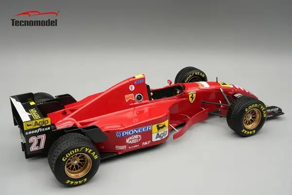 F1 Ferrari 412T2 #27 GP Japan 1995 + Rain Tyres - 1:18 - Tecnomodel Mythos F1 Ferrari 412T2 #27 GP Japan 1995 + Rain Tyres - 1:18 - Tecnomodel Mythos