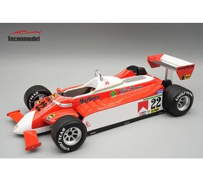 Formule 1 Alfa Romeo 179 #22 GP Monaco 1980 - 1:18 - Tecnomodel Mythos Formule 1 Alfa Romeo 179 #22 GP Monaco 1980 - 1:18 - Tecnomodel Mythos