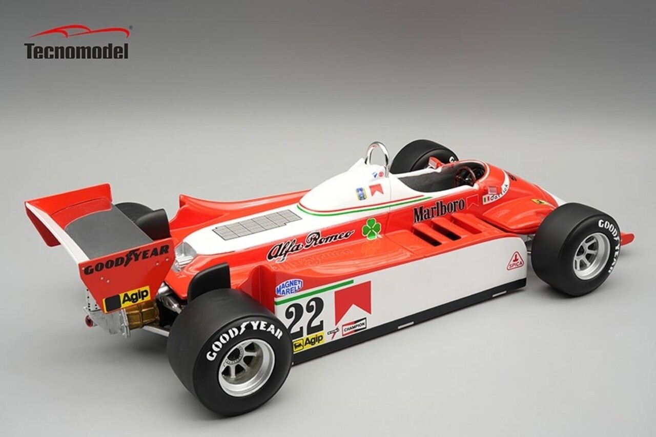 Formule 1 Alfa Romeo 179 #22 GP Monaco 1980 - 1:18 - Tecnomodel Mythos Formule 1 Alfa Romeo 179 #22 GP Monaco 1980 - 1:18 - Tecnomodel Mythos
