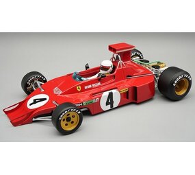 F1 Ferrari 312B-73 #4 GP Watkins Glen (USA) 1973 + Driver - 1:18 - Tecnomodel Mythos F1 Ferrari 312B-73 #4 GP Watkins Glen (USA) 1973 + Driver - 1:18 - Tecnomodel Mythos