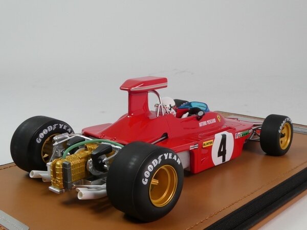 F1 Ferrari 312B-73 #4 GP Watkins Glen (USA) 1973 + Driver - 1:18 - Tecnomodel Mythos F1 Ferrari 312B-73 #4 GP Watkins Glen (USA) 1973 + Driver - 1:18 - Tecnomodel Mythos
