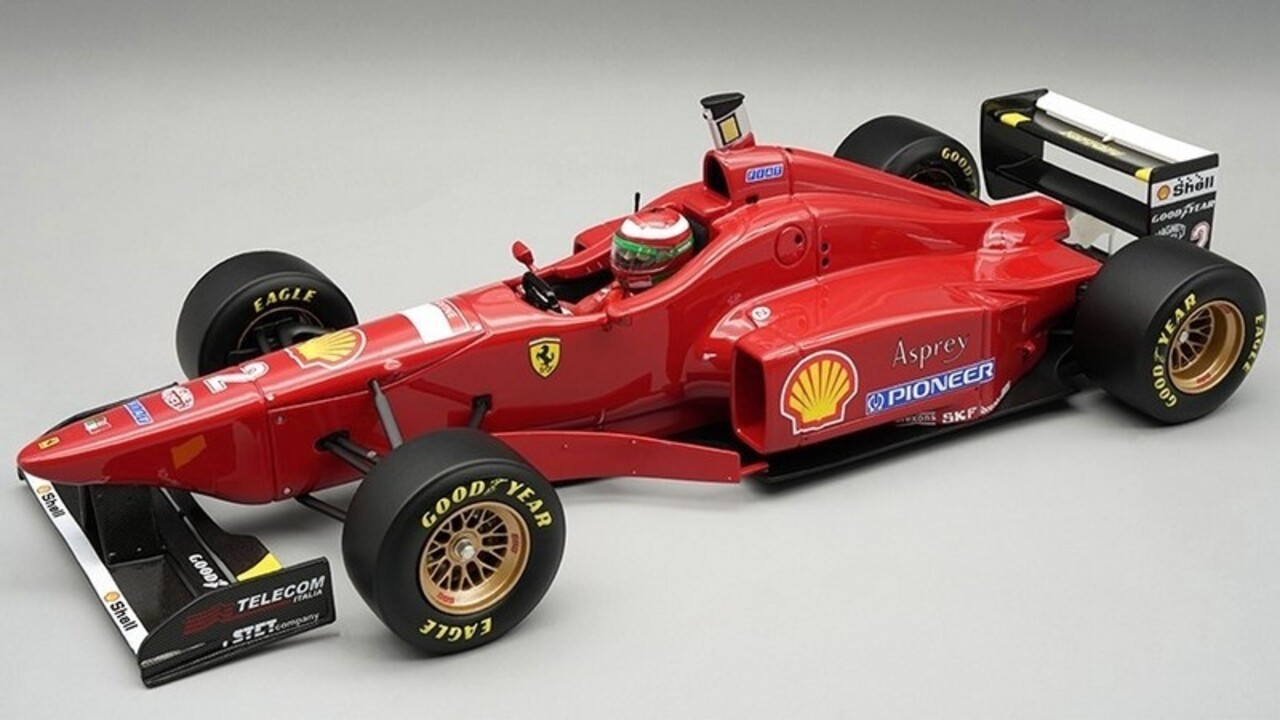 F1 Ferrari F310 #2 GP San Marino 1996 + Driver - 1:18 - Tecnomodel Mythos F1 Ferrari F310 #2 GP San Marino 1996 + Driver - 1:18 - Tecnomodel Mythos