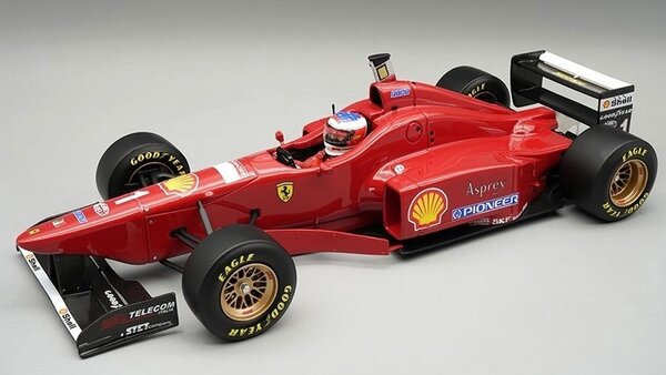 F1 Ferrari F310 #1 Winner GP Italy 1996 + Driver - 1:18 - Tecnomodel Mythos F1 Ferrari F310 #1 Winner GP Italy 1996 + Driver - 1:18 - Tecnomodel Mythos