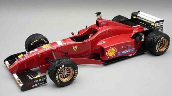 F1 Ferrari F310 #2 GP Spain 1996 + Rain Tyres - 1:18 - Tecnomodel Mythos F1 Ferrari F310 #2 GP Spain 1996 + Rain Tyres - 1:18 - Tecnomodel Mythos