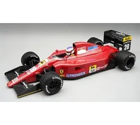 F1 Ferrari 641 #28 British GP 1991 + Rain Tyres + Driver - 1:18 - Tecnomodel Mythos F1 Ferrari 641 #28 British GP 1991 + Rain Tyres + Driver - 1:18 - Tecnomodel Mythos
