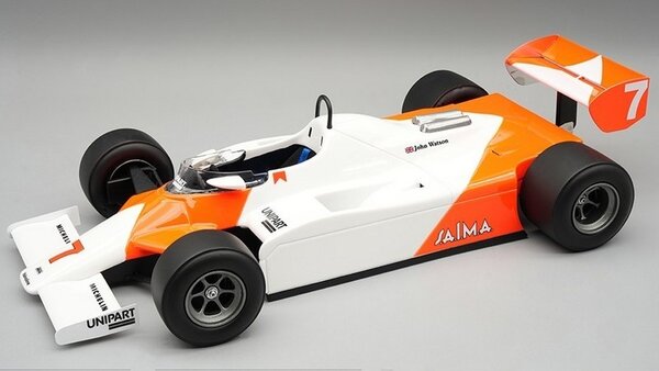 F1 McLaren MP4/1B #7 GP Monaco 1982 + Decals - 1:18 - Tecnomodel Mythos F1 McLaren MP4/1B #7 GP Monaco 1982 + Decals - 1:18 - Tecnomodel Mythos