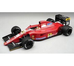 F1 Ferrari 642 #28 British GP 1991 + Rain Tyres - 1:18 - Tecnomodel Mythos F1 Ferrari 642 #28 British GP 1991 + Rain Tyres - 1:18 - Tecnomodel Mythos