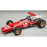 F1 Ferrari F312 F1/68 #10 GP Netherlands 1968 + Driver - 1:18 - Tecnomodel Mythos F1 Ferrari F312 F1/68 #10 GP Netherlands 1968 + Driver - 1:18 - Tecnomodel Mythos