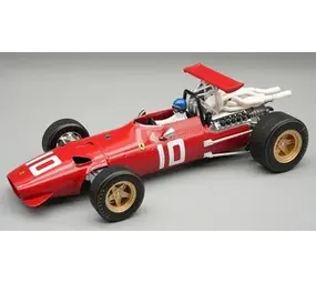 F1 Ferrari F312 F1/68 #10 GP Netherlands 1968 + Driver - 1:18 - Tecnomodel Mythos F1 Ferrari F312 F1/68 #10 GP Netherlands 1968 + Driver - 1:18 - Tecnomodel Mythos