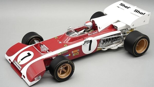 F1 Ferrari F312 B2 #7 GP South Africa 1972 + Driver - 1:18 - Tecnomodel Mythos F1 Ferrari F312 B2 #7 GP South Africa 1972 + Driver - 1:18 - Tecnomodel Mythos
