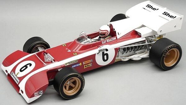 F1 Ferrari F312 B2 #6 GP South Africa 1972 + Driver - 1:18 - Tecnomodel Mythos F1 Ferrari F312 B2 #6 GP South Africa 1972 + Driver - 1:18 - Tecnomodel Mythos