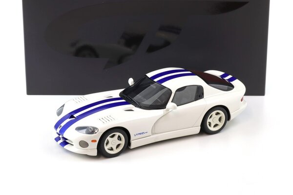 Dodge Dodge Viper GTS Coupe + Blue Stripes 1996 - 1:18 - GT Spirit