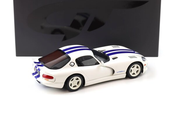 Dodge Dodge Viper GTS Coupe + Blue Stripes 1996 - 1:18 - GT Spirit