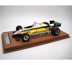 Formule 1 Renault RE30B #16 (Rene Arnoux) Winner French GP 1982 - 1:18 - Tecnomodel Mythos Formule 1 Renault RE30B #16 (Rene Arnoux) Winner French GP 1982 - 1:18 - Tecnomodel Mythos