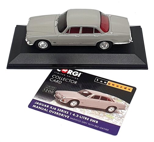 Jaguar Jaguar XJ6 Series 1 4.2L SWB + Red Leather -1:43 - Vanguards Jaguar Jaguar XJ6 Series 1 4.2L SWB + Red Leather -1:43 - Vanguards