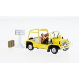 Austin Austin Mini Moke 1968 + 2 Figures + Suitcase + Macau Street Sign - 1:43 - Vitesse Austin Austin Mini Moke 1968 + 2 Figures + Suitcase + Macau Street Sign - 1:43 - Vitesse