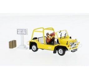 Austin Austin Mini Moke 1968 + 2 Figures + Suitcase + Macau Street Sign - 1:43 - Vitesse Austin Austin Mini Moke 1968 + 2 Figures + Suitcase + Macau Street Sign - 1:43 - Vitesse