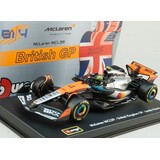 Formule 1 McLaren F1 MCL39 #4 Team McLaren World Champion Winner British GP Silverstone 2025 + Pilot + Showcase (L.Norris) - 1:43 - Bburago Formule 1 McLaren F1 MCL39 #4 Team McLaren World Champion Winner British GP Silverstone 2025 + Pilot + Showcase (L.Norris) - 1:43 - Bburago