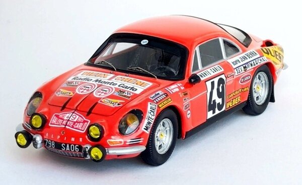Alpine Alpine Renault A110 #49 Rally  Monte Carlo 1973 - 1:43 - Troféu