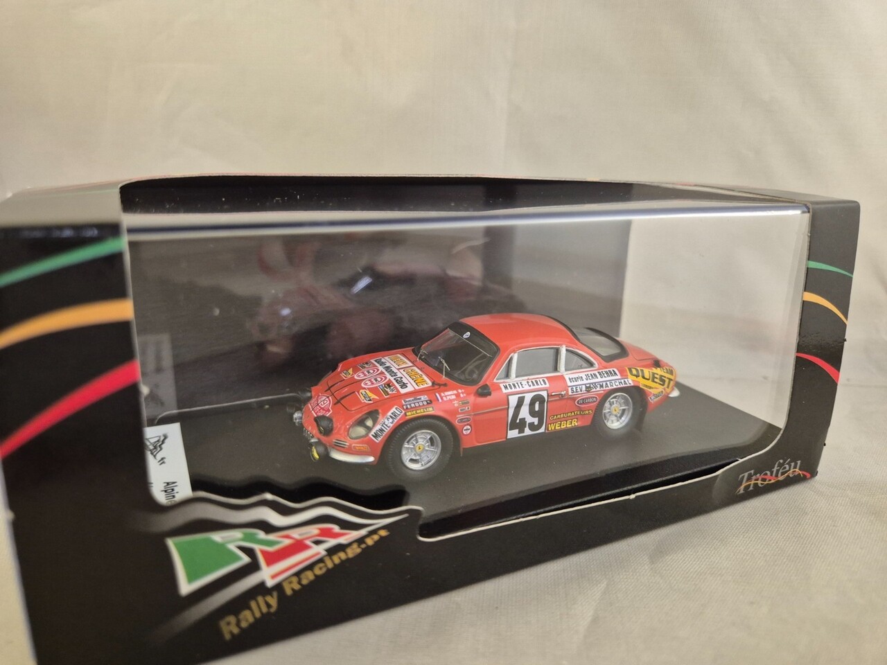 Alpine Alpine Renault A110 #49 Rally  Monte Carlo 1973 - 1:43 - Troféu