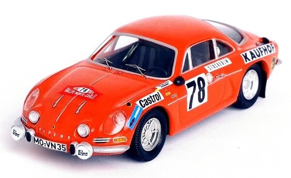 Alpine Alpine Renault A110 #78 Rally WM  Rally  Monte Carlo 1975 - 1:43 - Troféu