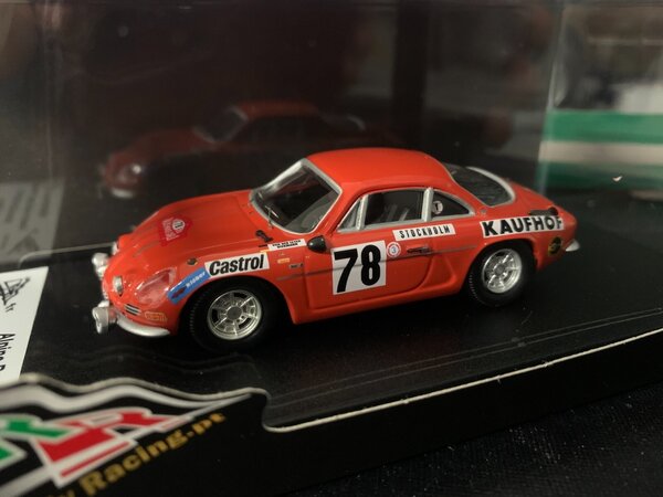Alpine Alpine Renault A110 #78 Rally WM  Rally  Monte Carlo 1975 - 1:43 - Troféu