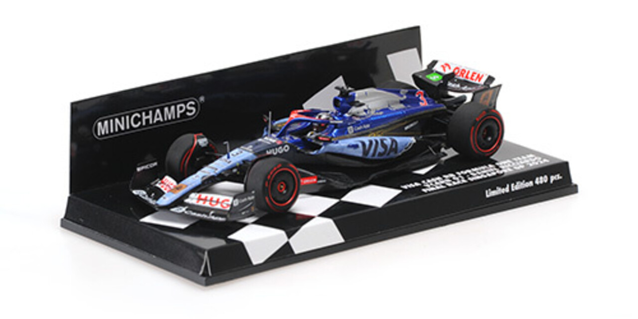 Formule 1 Visa Cash RB F1 Team VCARB 01, Ricciardo, Final Race S'pore GP 2024 - 1:43 - Minichamps Formule 1 Visa Cash RB F1 Team VCARB 01, Ricciardo, Final Race S'pore GP 2024 - 1:43 - Minichamps