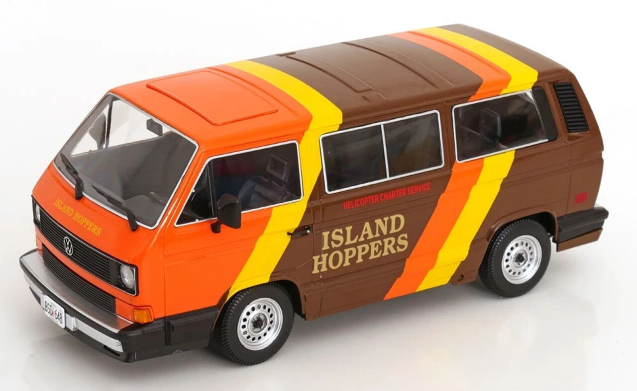 Volkswagen Volkswagen T3 Minibus Multivan Island Hoppers 1987 - 1:18 - KK Scale Volkswagen Volkswagen T3 Minibus Multivan Island Hoppers 1987 - 1:18 - KK Scale