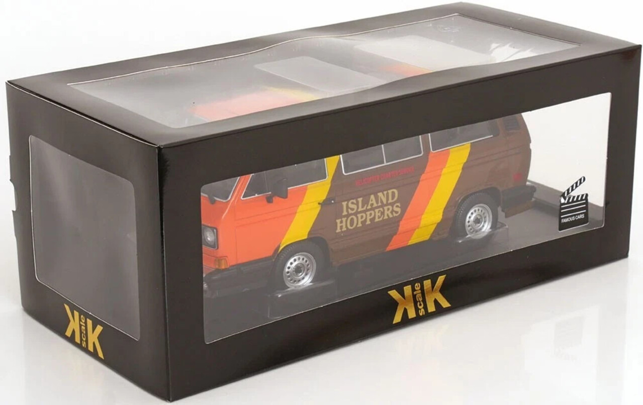 Volkswagen Volkswagen T3 Minibus Multivan Island Hoppers 1987 - 1:18 - KK Scale Volkswagen Volkswagen T3 Minibus Multivan Island Hoppers 1987 - 1:18 - KK Scale