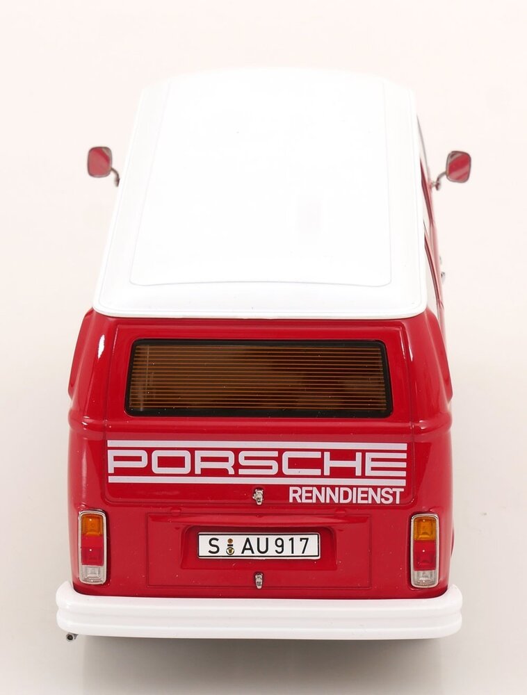 Volkswagen Volkswagen T2 Minibus Porsche Renndienst Stuttgart Zuffenhausen 1972 - 1:18 - KK Scale Volkswagen Volkswagen T2 Minibus Porsche Renndienst Stuttgart Zuffenhausen 1972 - 1:18 - KK Scale