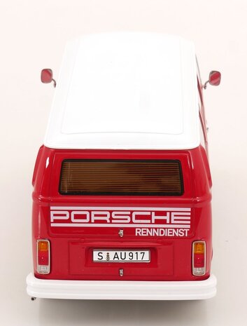 Volkswagen Volkswagen T2 Minibus Porsche Renndienst Stuttgart Zuffenhausen 1972 - 1:18 - KK Scale Volkswagen Volkswagen T2 Minibus Porsche Renndienst Stuttgart Zuffenhausen 1972 - 1:18 - KK Scale