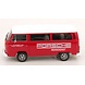 Volkswagen Volkswagen T2 Minibus Porsche Renndienst Stuttgart Zuffenhausen 1972 + Fuchs Rims - 1:18 - KK Scale