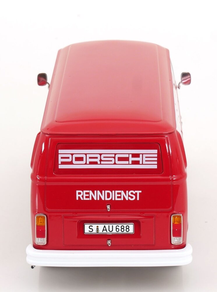Volkswagen Volkswagen T2b Delivery Van Porsche Renndienst 1972 - 1:18 - KK Scale