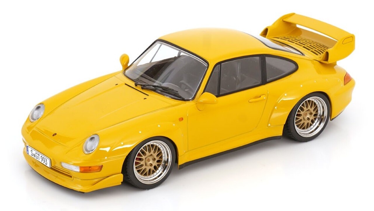 Porsche Porsche 911/993 GT2 Coupe 1996 + BBS Rims - 1:18 - KK Scale Porsche Porsche 911/993 GT2 Coupe 1996 + BBS Rims - 1:18 - KK Scale