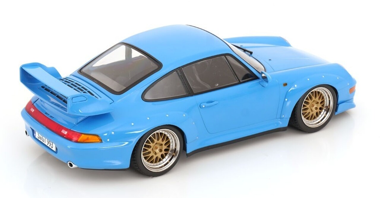 Porsche Porsche 911/993 GT2 Coupe 1996 + BBS  Rims - 1:18 - KK Scale