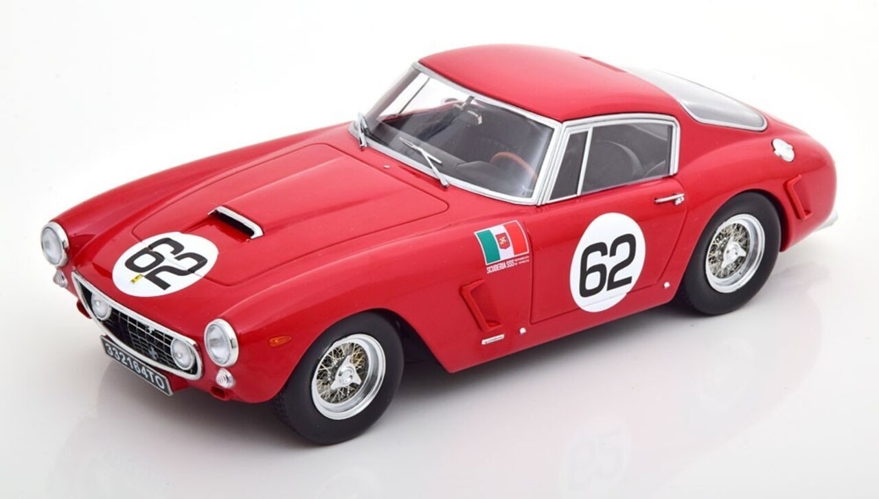 Ferrari Ferrari 250 SWB 3.0L V12 Coupe #62 Winner Monza 1962 - 1:18 - KK Scale Ferrari Ferrari 250 SWB 3.0L V12 Coupe #62 Winner Monza 1962 - 1:18 - KK Scale
