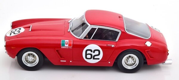 Ferrari Ferrari 250 SWB 3.0L V12 Coupe #62 Winner Monza 1962 - 1:18 - KK Scale Ferrari Ferrari 250 SWB 3.0L V12 Coupe #62 Winner Monza 1962 - 1:18 - KK Scale