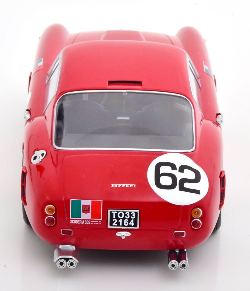 Ferrari Ferrari 250 SWB 3.0L V12 Coupe #62 Winner Monza 1962 - 1:18 - KK Scale Ferrari Ferrari 250 SWB 3.0L V12 Coupe #62 Winner Monza 1962 - 1:18 - KK Scale