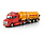 Vlastuin Torpedo VT5 Globetrotter 6x2 Tag Axle + Tank Trailer Vacuum 3 Axle 'Vakutrans' - 1:50 - WSI Models
