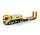 Scania G Normal CG17N 8x2 Tag Axle Tipper Truck + Low Loader Drawbar Trailer 4 Axle - 1:50 - WSI Models