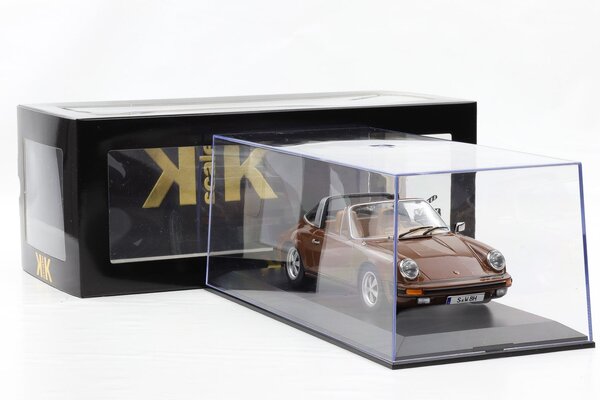 Porsche Porsche 911 SC Targa 1975 + Removable Top 'German TV-Series Tatort Stuttgart' - 1:18 - KK Scale Porsche Porsche 911 SC Targa 1975 + Removable Top 'German TV-Series Tatort Stuttgart' - 1:18 - KK Scale