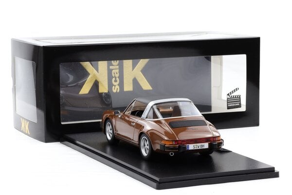 Porsche Porsche 911 SC Targa 1975 + Removable Top 'German TV-Series Tatort Stuttgart' - 1:18 - KK Scale Porsche Porsche 911 SC Targa 1975 + Removable Top 'German TV-Series Tatort Stuttgart' - 1:18 - KK Scale