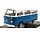 Volkswagen T2 Mini Bus + Fuchs Rims 1972 - 1:18 - KK Scale
