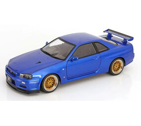 Nissan Nissan Skyline GT-R (R34) V-SPEC II 2001 + BBS Rims - 1:12 - KK Scale Nissan Nissan Skyline GT-R (R34) V-SPEC II 2001 + BBS Rims - 1:12 - KK Scale