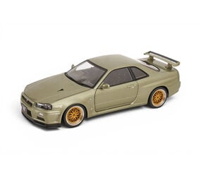 Nissan Nissan Skyline GT-R (R34) V-SPEC II 2001 + BBS Rims - 1:12 - KK Scale Nissan Nissan Skyline GT-R (R34) V-SPEC II 2001 + BBS Rims - 1:12 - KK Scale