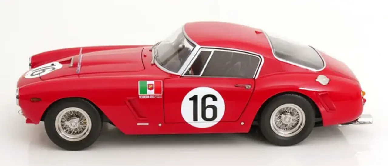Ferrari Ferrari 250GT SWB 3.0L V12 Coupe Team Scuderia Serenissima #16 24H Le Mans 1961 - 1:12 - KK Scale Ferrari Ferrari 250GT SWB 3.0L V12 Coupe Team Scuderia Serenissima #16 24H Le Mans 1961 - 1:12 - KK Scale
