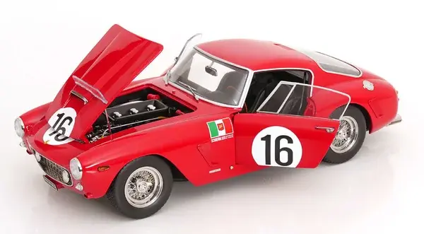 Ferrari Ferrari 250GT SWB 3.0L V12 Coupe Team Scuderia Serenissima #16 24H Le Mans 1961 - 1:12 - KK Scale Ferrari Ferrari 250GT SWB 3.0L V12 Coupe Team Scuderia Serenissima #16 24H Le Mans 1961 - 1:12 - KK Scale