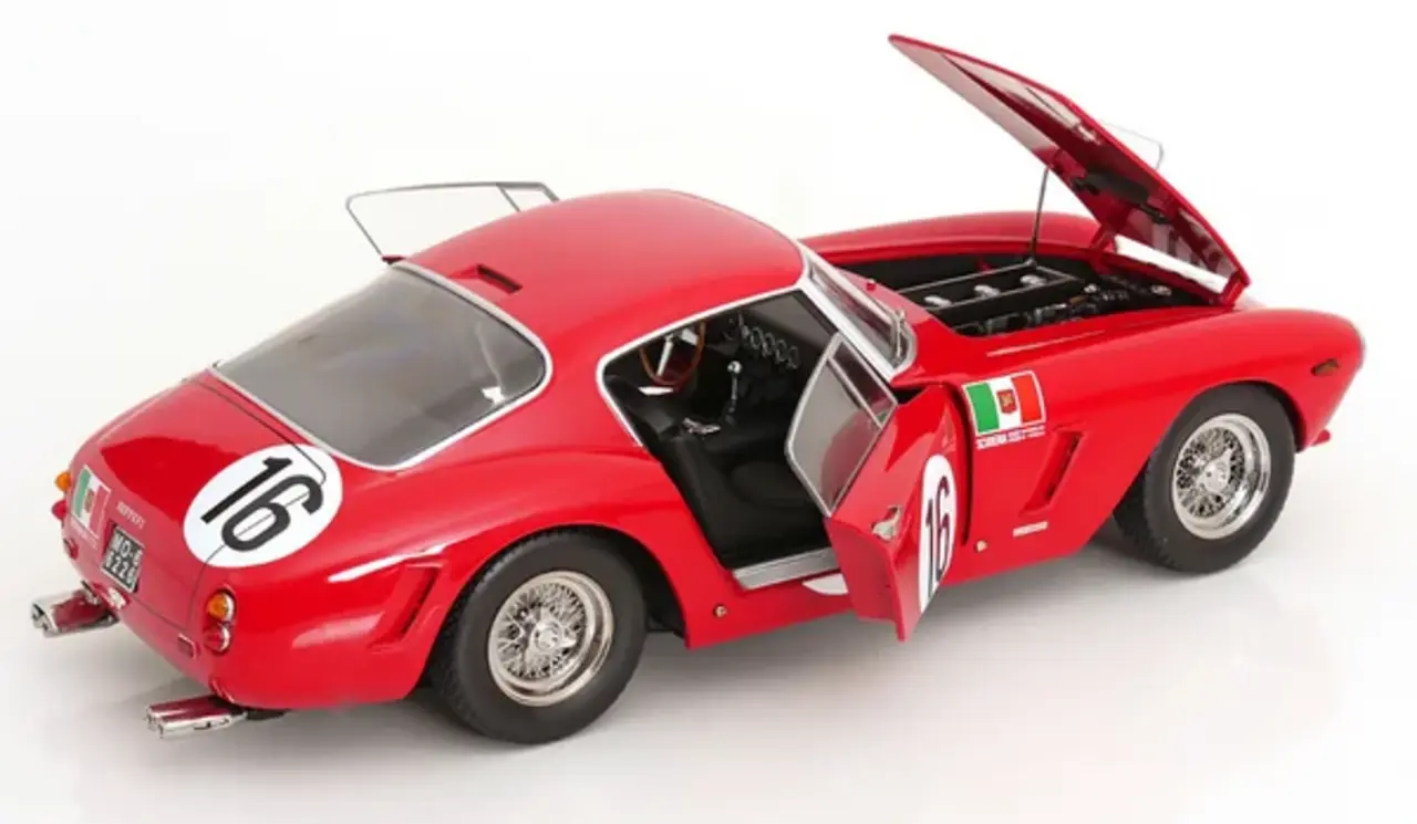 Ferrari Ferrari 250GT SWB 3.0L V12 Coupe Team Scuderia Serenissima #16 24H Le Mans 1961 - 1:12 - KK Scale Ferrari Ferrari 250GT SWB 3.0L V12 Coupe Team Scuderia Serenissima #16 24H Le Mans 1961 - 1:12 - KK Scale