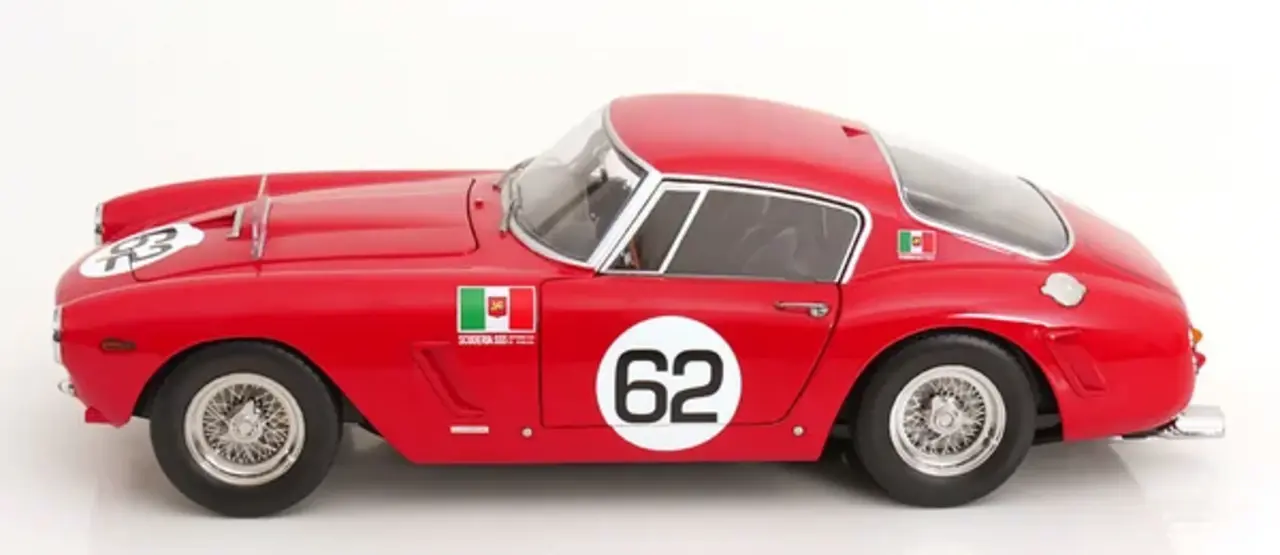 Ferrari Ferrari 250GT SWB 3.0L V12 Coupe #62 Winner Monza 1960 - 1:12 - KK Scale Ferrari Ferrari 250GT SWB 3.0L V12 Coupe #62 Winner Monza 1960 - 1:12 - KK Scale