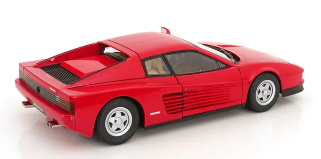 Ferrari Ferrari Testarossa MKI + Center-Lock Wheel and Single Mirror 1984 - 1:12 - KK Scale Ferrari Ferrari Testarossa MKI + Center-Lock Wheel and Single Mirror 1984 - 1:12 - KK Scale